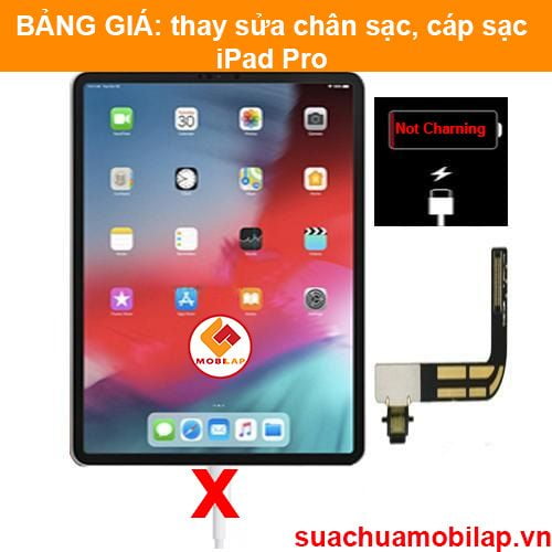 Thay cáp sạc, chân sạc iPad Pro