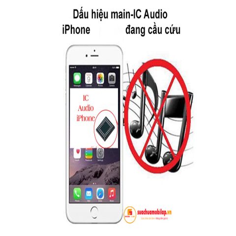 Thay ic âm thanh | Sửa lỗi âm thanh iphone 6s Plus