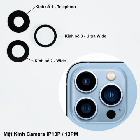 Thay kính camera iPhone 13 Pro Max