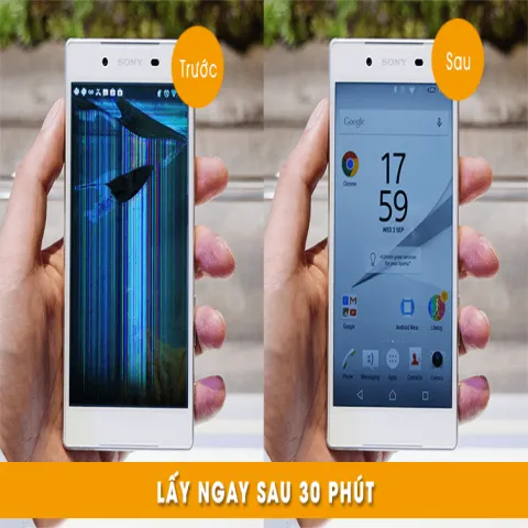 Bảng giá Thay màn hình điện thoại Sony Xperia