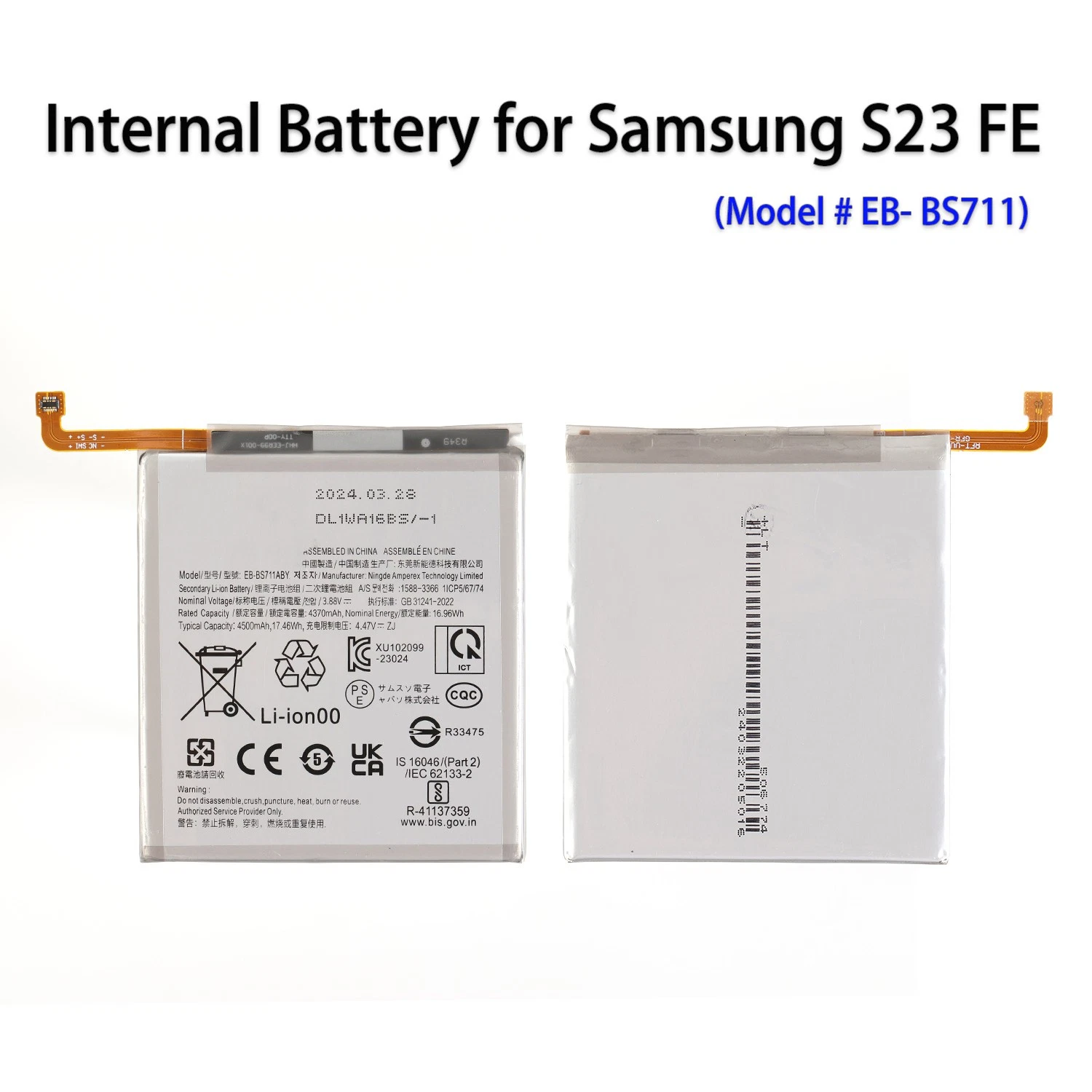 Thay pin SAMSUNG Galaxy S23 FE